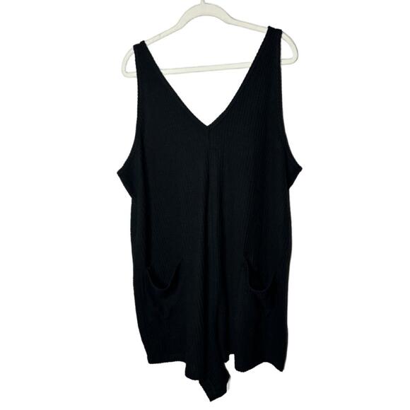 torrid Other - Torrid Sleep Women's Sz 3X Black Textured Pajama Romper (1592)